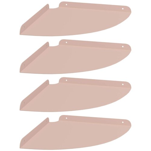  Lebdeća polica s policom 4 pcs Ružičasta 30 x 30 x 2 cm - Ružičasta 30 cm 4 Cijene