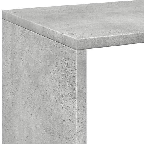  pregrada / regal za knjige sivi 69,5x29x137,5 cm drveni Slike