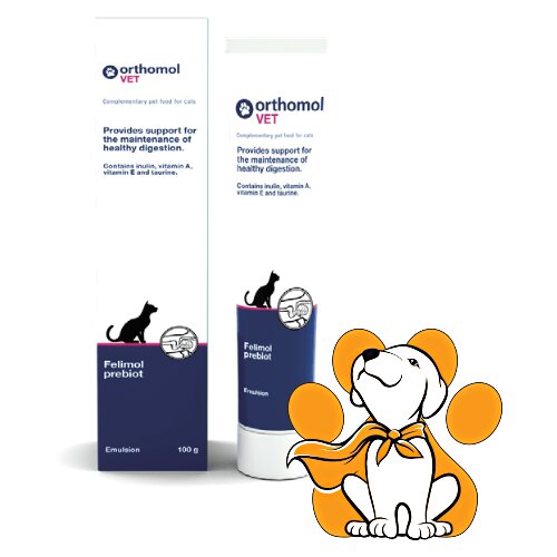 Orthomol VET Felimol Prebiot Tube 100 ml, Za Varenje i Digestivni Sistem Mačaka Cene