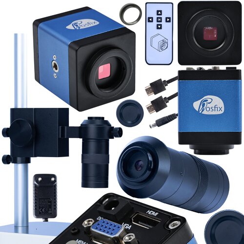 Rosfix profesionalni digitalni mikroskop s kamero hdmi blue draco pro - komplet 3 v 1, (21739124) Cene