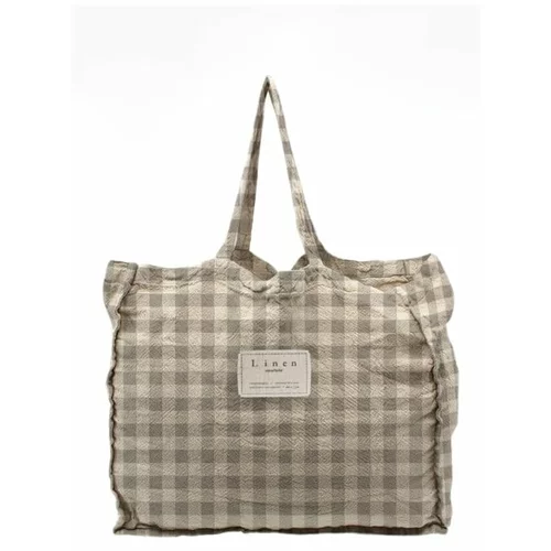 Really Nice Things Lanena torba Couture Linen Bag Grey Vichy