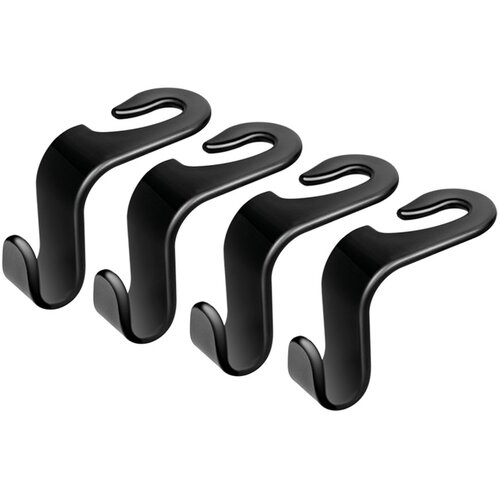 Logilink car seat hooks, 4 pieces, 20 kg per hook, black, AA0165 Cene