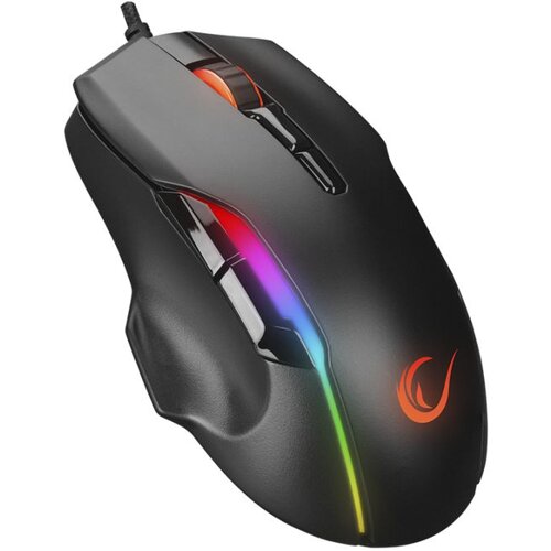  Miš gaming RAMPAGE SMX-R45 ORBIT Black. Wired 6400dpi, Huano S, 7D RGB Illuminated USB Professional Gaming Mouse Cijene