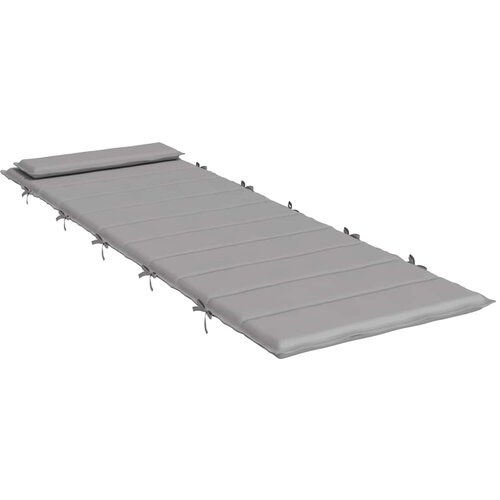  Jastuk za ležaljku sivi 180x60x4 cm od tkanine Oxford Slike