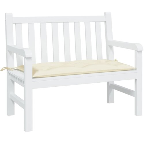 Jastuk za vrtnu klupu krem 100 x 50 x 7 cm od tkanine Oxford Cijene