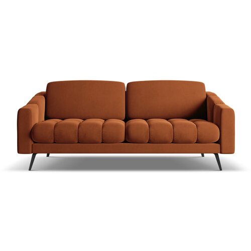 Makamii Narančasta baršunasti sofa 202 cm Nalu – Cijene
