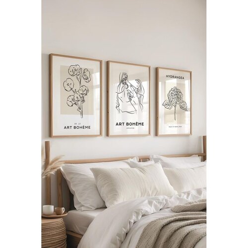 WALLXPERT &Ccedil;-300545 - 5070 vi&scaron;enamenski dekorativni set slika (3 komada) Cene