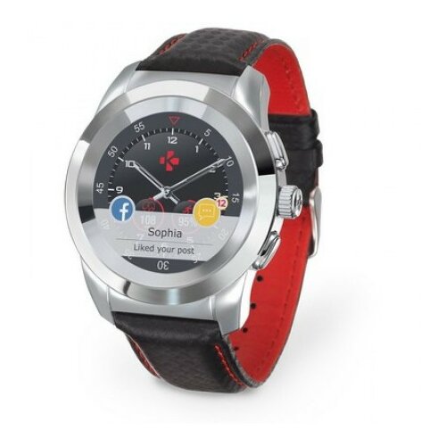 Mykronoz zetime pet silver/blac car.red smartwatch Cene