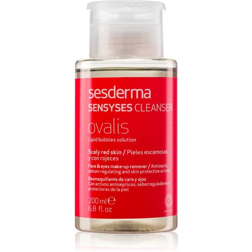 Sesderma Sensyses Cleanser Ovalis odstranjevalec ličil za občutljivo in pordelo kožo 200 ml Cene