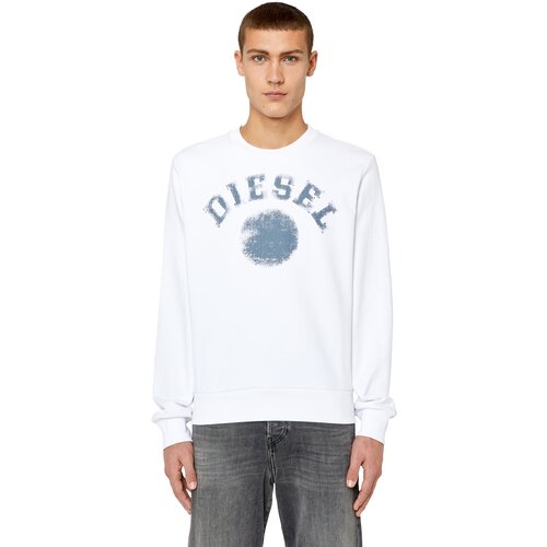 Diesel Sweatshirt - S-GINN-K30 SWEAT-SHIRT white Slike
