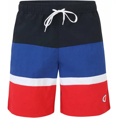 Champion Authentic Athletic Apparel Kratke kopalne hlače modra / marine / rdeča / bela