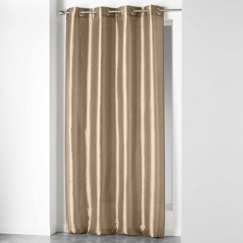 Douceur d intérieur Bež satenska zavjesa 140x240 cm Shana – Cijene