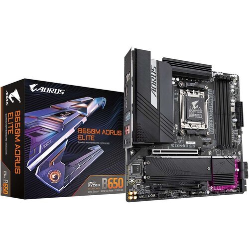 Gigabyte matična plošča B650M AORUS ELITE, AM5, micro ATX Cene