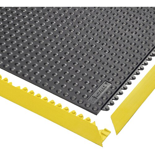Notrax Sistem sestavljivih talnih plošč Skywalker HD, z vozlički, ESD, DxŠxV 910 x 910 x 13 mm, črna Cene