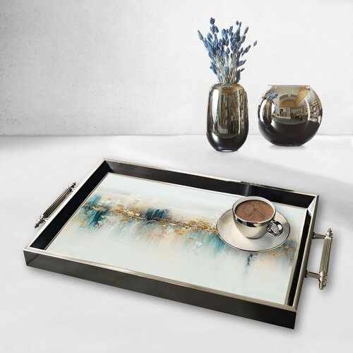 Aberto Design Poslužavnik TPG9839 50 x 29 x 3.5 cm, Šareni Cene