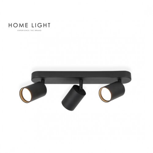 HOME LIGHT TALIA 83 spot lampa 3xGU10 crna Slike