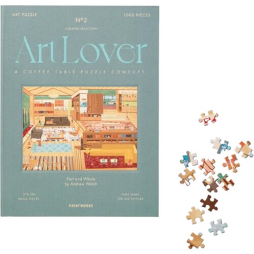 Printworks Art Lover Book Puzzle - Part and Whole, 1000 delov - 1 k. Slike