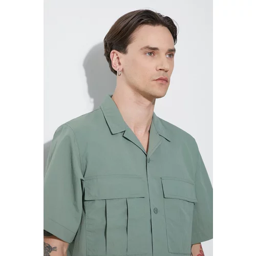 Carhartt WIP Košulja S/S Evers Shirt za muškarce, boja: zelena, relaxed, I033022.1YFXX