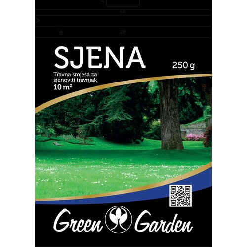  Sjeme trave GREEN GARDEN SJENOVITI TRAVNJAK 250g Slike