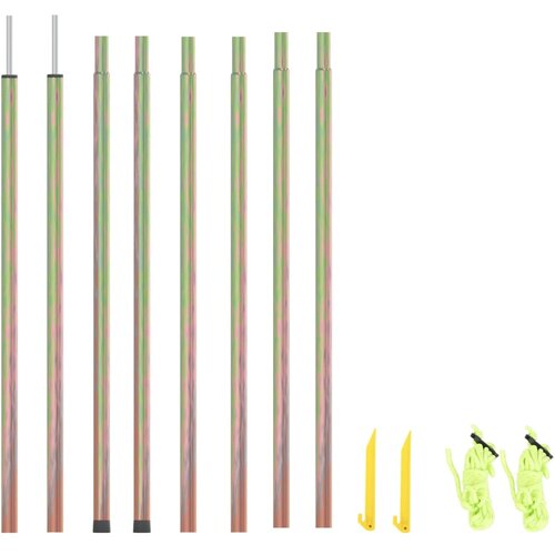 The Living Store Palice za senčno jadro 2 kosa 200 cm pocinkano jeklo - Palica Za Senčno Jadro, (21487715) Slike