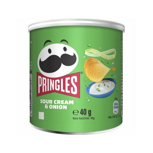Pringles cips pavlaka i luk 40G Slike