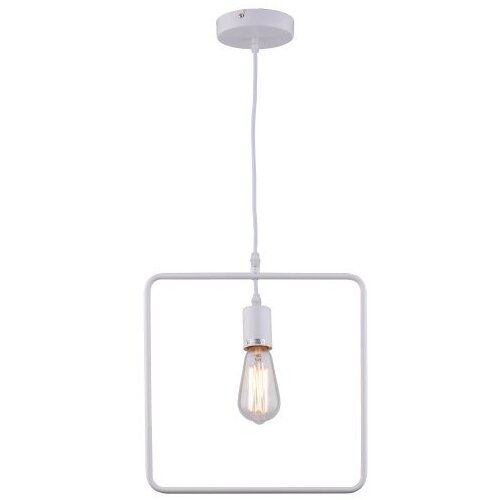 Mitea Lighting M161714 visilica beli kvadrat 1xE27 Max.60W/220V Cene