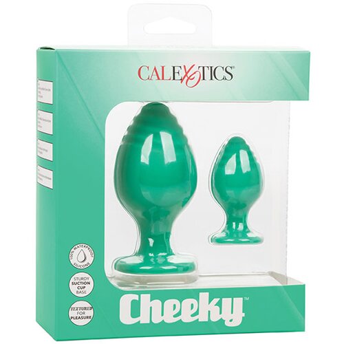 California Exotic Novelties Analna čepa &amp;quot;Cheeky Buttplug&amp;quot; - zelena (R14380ze) Slike
