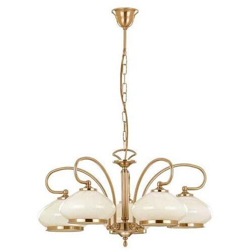  Luster na lancu ASTORIA 5xE27/15W/230V zlatni Slike