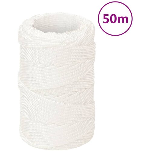 vidaXL Brodski konop svjetlobijeli 2 mm 50 m od polipropilena Cijene