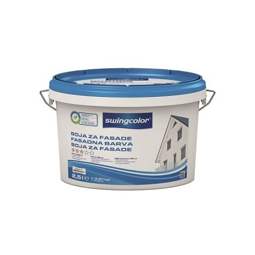 SWINGCOLOR boja za fasadu (bijele boje, 2,5 l) Cijene