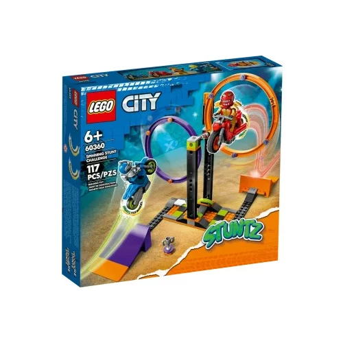Lego CITY kaskaderski izziv z vrtenjem, 60360