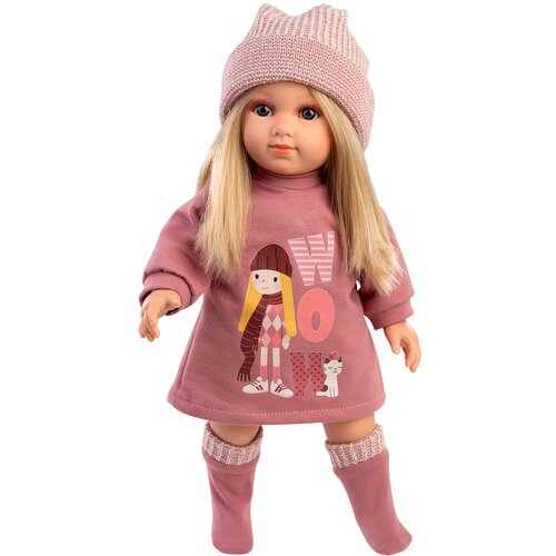 Llorens Llorens: lutka Elena, 35 cm, v rožnati opravi Cene