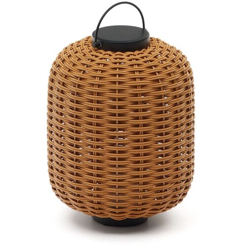 Kave Home LED stolna lampa s mogućnosti zatamnjivanja u prirodnoj boji (visina 37 cm) Saranella &amp;ndash; Slike