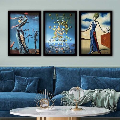 Wallity Set uramljenih slika 3SC_UN24751, 3 Dela Cene