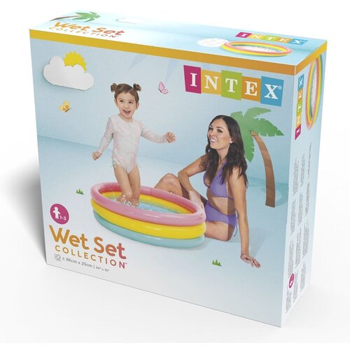Intex bazen na napuhavanje 3 boje 86 x 25 cm Slike