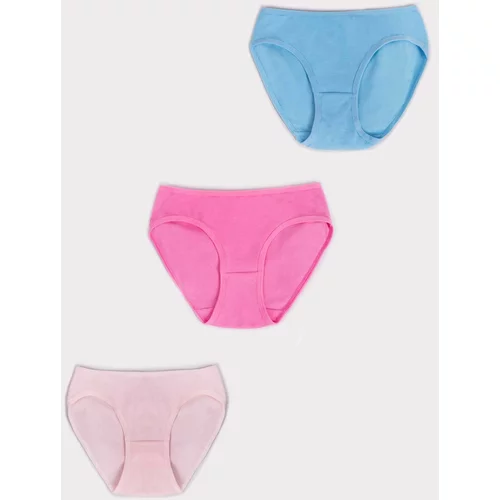 Yoclub Kids's Cotton Girls' Briefs Underwear 3-Pack BMD-0036G-AA30-002