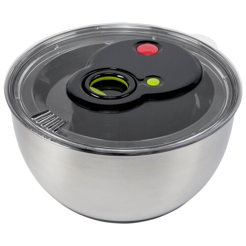 Emsa Salad spinner 4,5l 513441 Turboline stainless /black Slike
