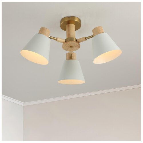 Brilagi plafonski luster lund wood 3xE27/40W/230V prečnik 50 cm drvo Cene