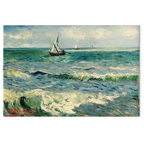  Slika - Vincent van Gogh &amp;ndash; Seascape at Saintes-Maries 120x80 Standard Slike
