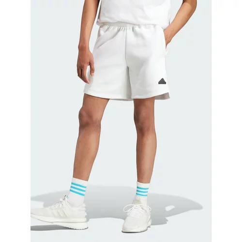 Adidas Športne kratke hlače IN5098 Bela Loose Fit