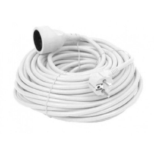 Gembird produzni kabl 1 uticnica (3G1.5) beli 20m SPG1-B-20 Cene