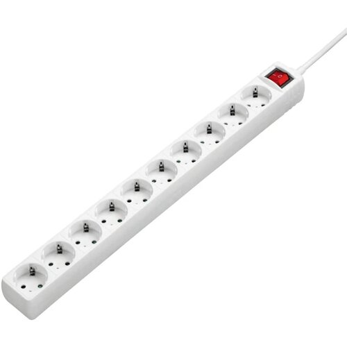 Hama Produžni kabl sa 10 utičnica, 3m, bijeli Slike