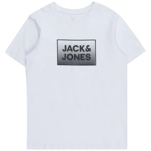 Jack & Jones Majica 'STEEL' crna / bijela