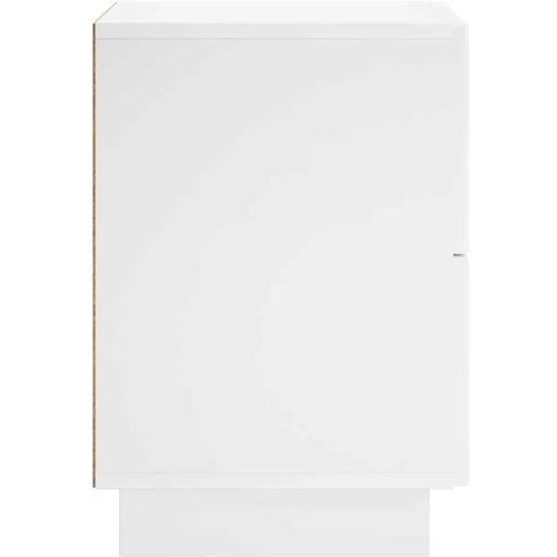  Noćni ormar Bijela visokog sjaja 33 5 x 34 5 x 50 cm - Bijela visokog sjaja 1 Slike