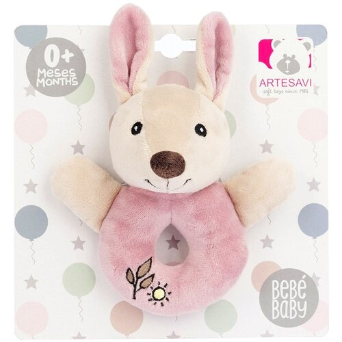 Artesavi pliš ropotulja kenguru pink, 12 cm Cene