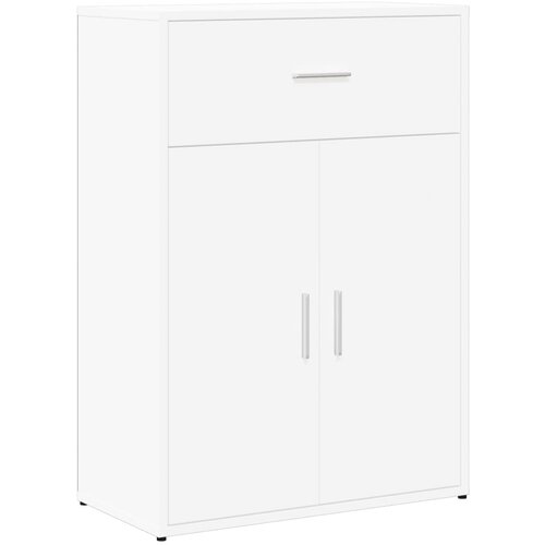 Maison Chic Komoda - Predalnik bela 60x30x84 cm inženirski les, (21716310) Cene