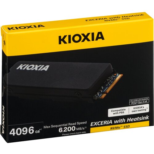 KIOXIA EXCERIA HeatSink NVMe 4TB M.2 2280 PCIe Gen4x4 Cijene