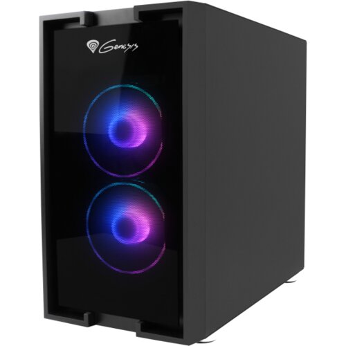 Genesis Caja Gaming Irid 353 MATX 1XUSB 3.0 2XUSB 2.0 S/F Cristal Templado Argb, (20598885) Cene