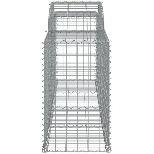  Lučne gabionske ko&amp;scaron;are 20 kom 300x50x80/100cm pocinčano željezo Slike