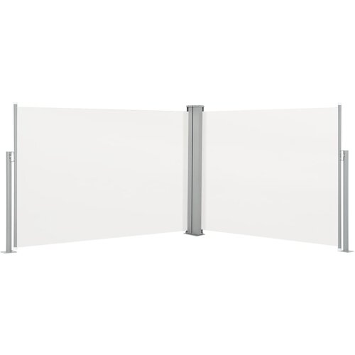 vidaXL Zložljiva stranska tenda krem 120x1000 cm Cene